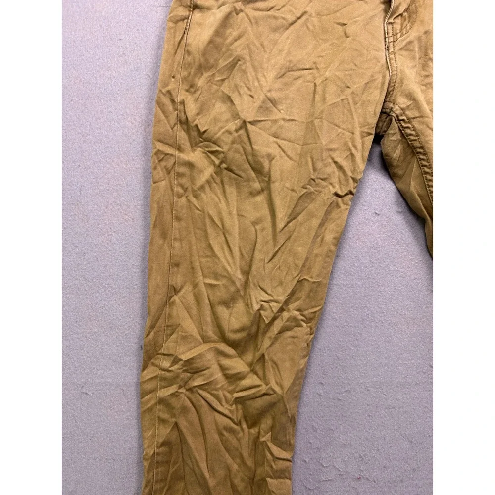 Levis 514 Straight Fit Cotton Twill Tan Khaki 32x30 Mens